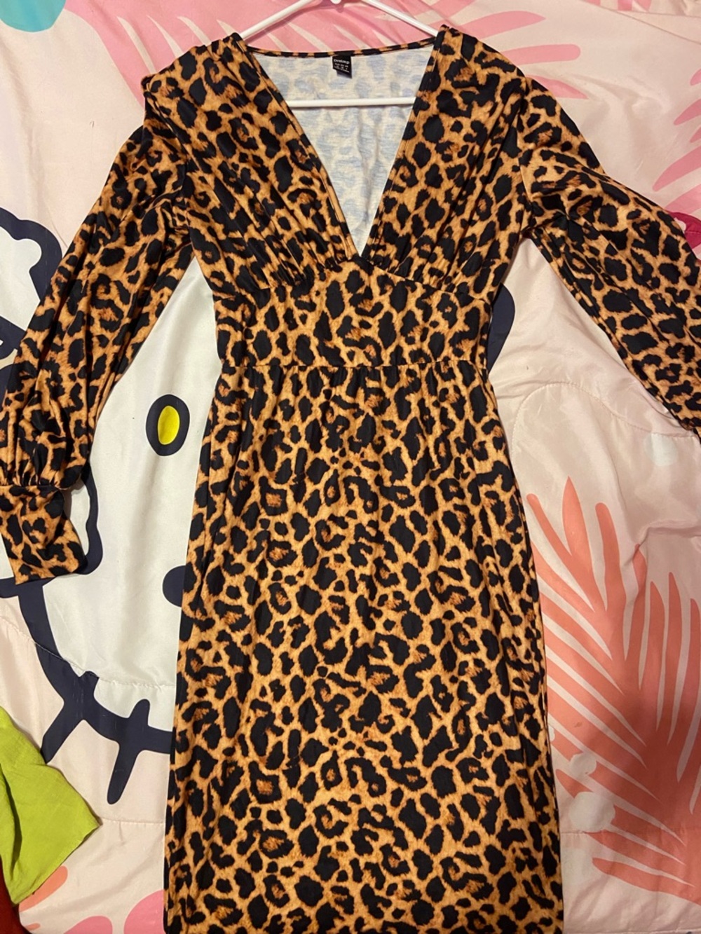 cheetah print party dress